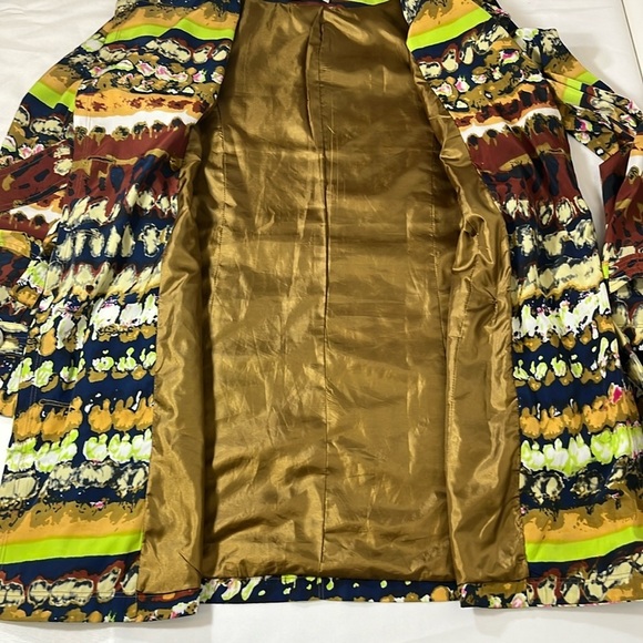 Trench Peacoat by Vertigo Paris, Colorful Versatile Lightweight Small - Picture 11 of 12